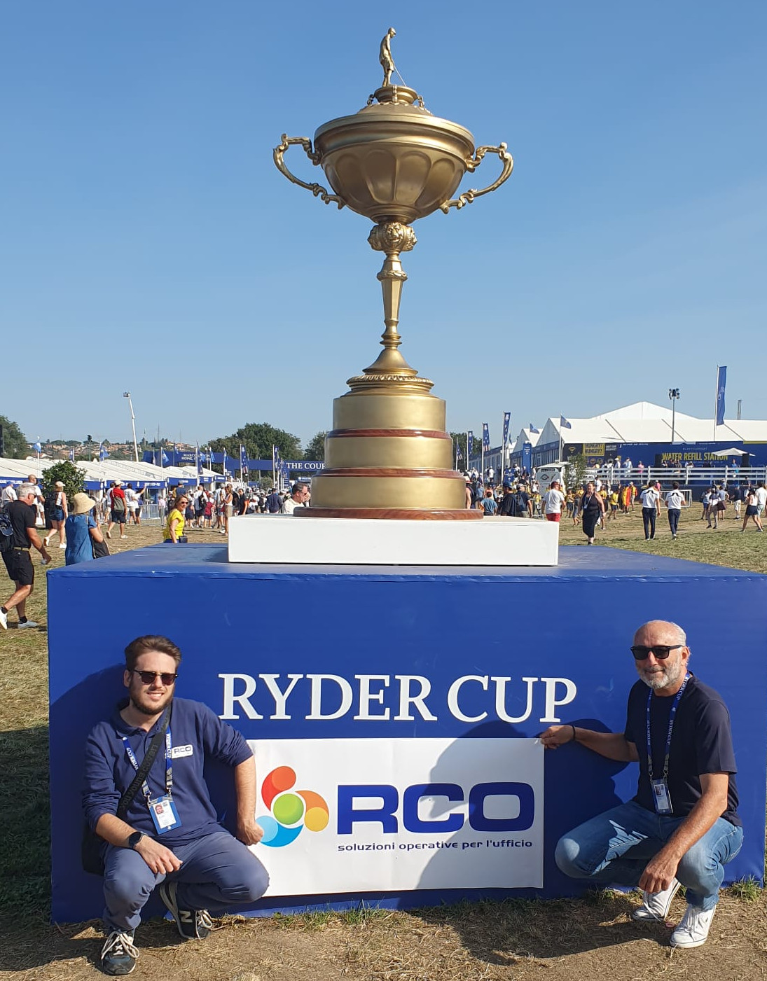 Ryder Cup - Da sx Luke Donald e Zach Johnson 2