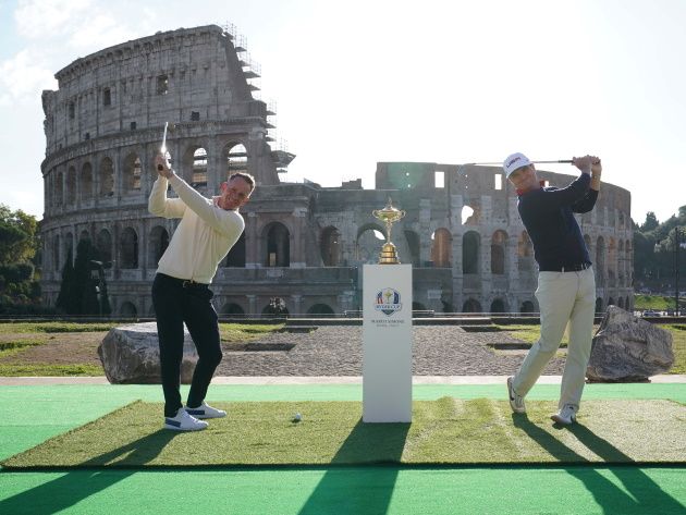 Ryder Cup - Da sx Luke Donald e Zach Johnson 2